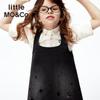 Little MO&Co. Girls' Sleeveless Denim Jumper Dress