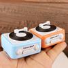 Vintage Recordable Gramophone Music Box Keychains Pendants With Recording Function Builts In Music Box For Unique Gift