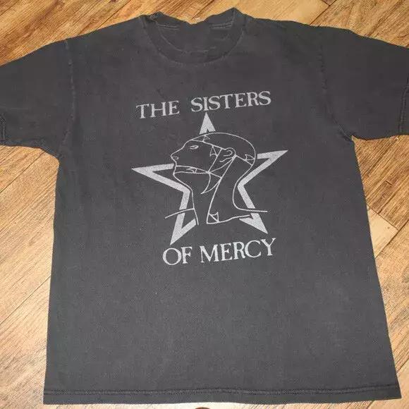 

The Sisters of Mercy Band Tour Black Unisex T Shirt Full Size Men s T-Shirt Black Casual Crew Neck Cotton Tee 4XL