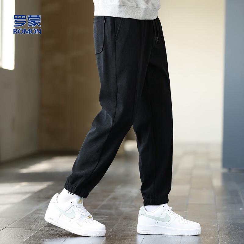 Luomeng Men's Corduroy Casual Jogger Pants