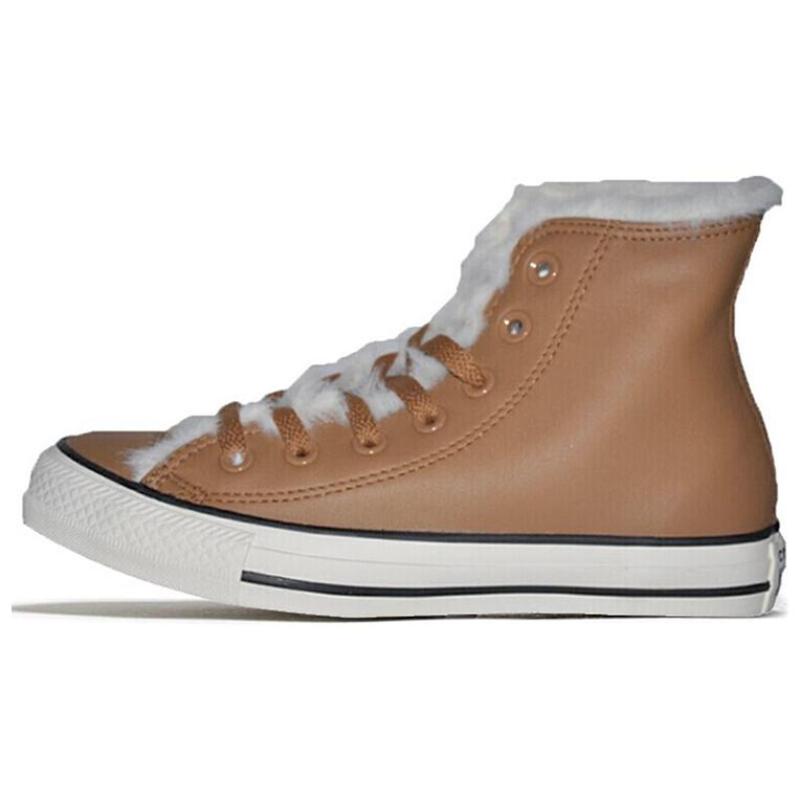 Converse Chuck Taylor All Star Casual Versatile Comfortable High Top Canvas Shoes Unisex Brownish