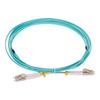 uxcell 3m Green Fiber Patch Multimode Duplex OM3 LSZH Fiber Optic Jumper for Network Transceivers and Instrumentation Cable, LC-LC