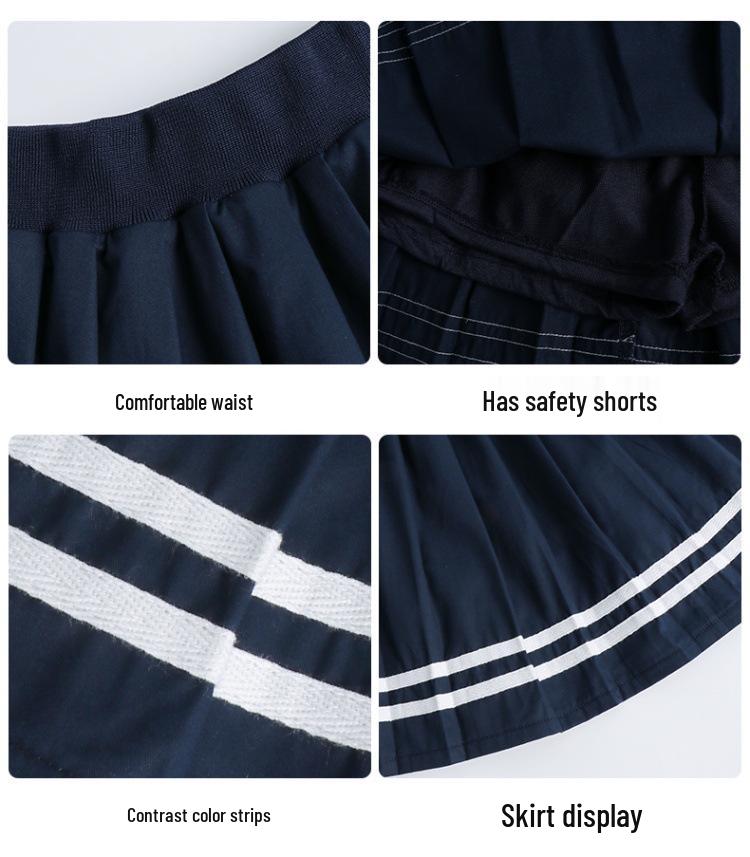 British Style Summer Kids' School Uniform Set - Boys & Girls Two-Piece Performance Wear