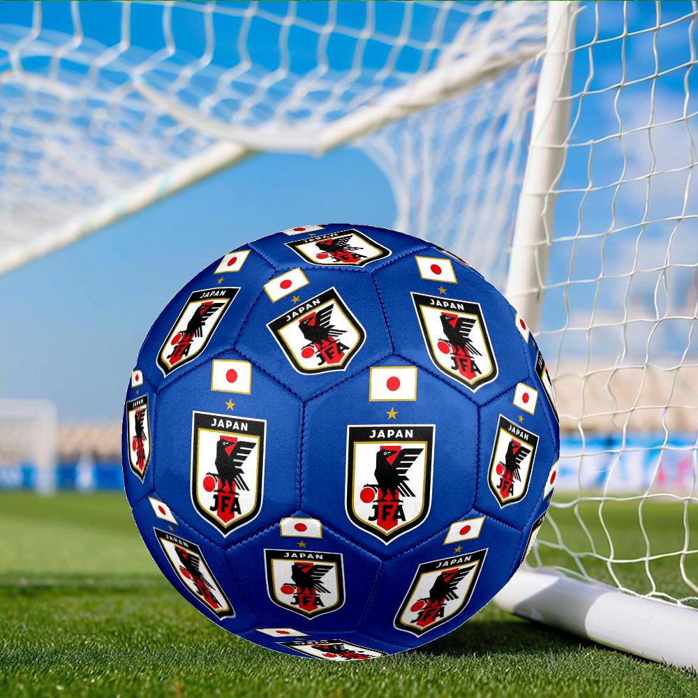 Japan Football Association Emblem Size 5 Soccer Ball, Suitable for Training and Matches, High-Elasticity, Wear-Resistant Material Gift for Fan