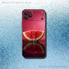 Fruit Watermelon Phone Case For iPhone 17,16,15,14,13,12,Pro,Max,Plus,E,SE4,Air,Mini Black Soft Box
