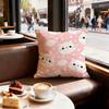 Cute Texture Cushion Cover Set of  Decorative Short Plush Pillow Covers for Sofa Soft  Cushion Case X Cm