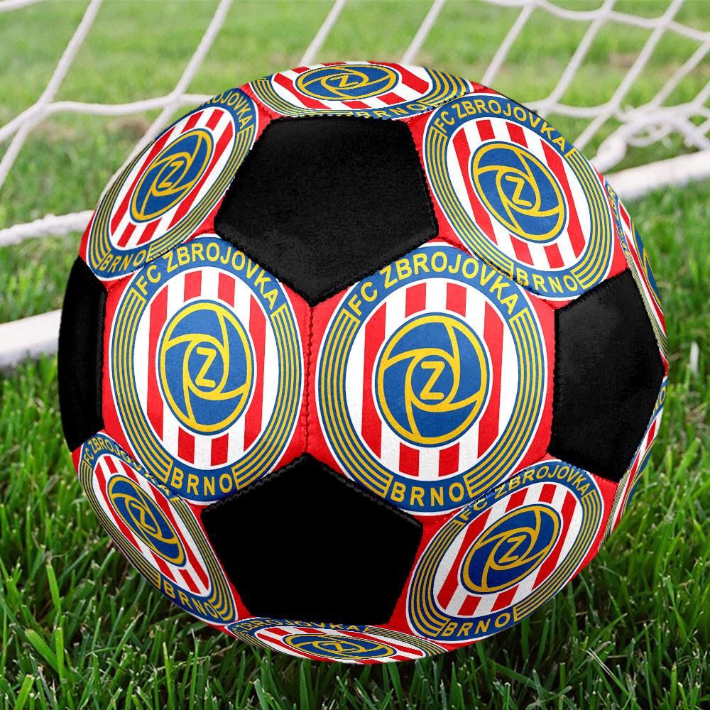 1PC Brno logo size 5 soccer ball PrahaIndoor Soccer Ball Colorful All Ages Machine Stitched PVC Competition Ready Durable High-Bounce