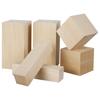 6/10/20Pcs Basswood Carving Block Natural Cork Unfinished DIY Wood Crafts Carving Block Art Supplies for Beginners/Craft Lovers