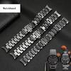 Alta qualità per cinturino per orologio AR1451 AR1452 AR1400 AR1410 con chiusura a farfalla in acciaio inossidabile 22mm 24mm cinturini per orologio in ceramica