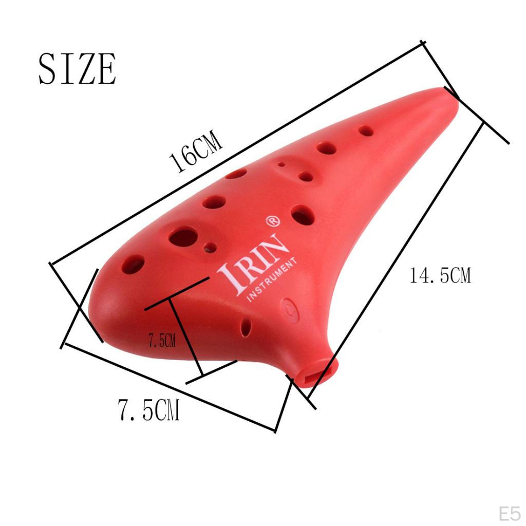 IRIN12 Hole C Tone Ocarina + National Style Package +Strap +Color Bag