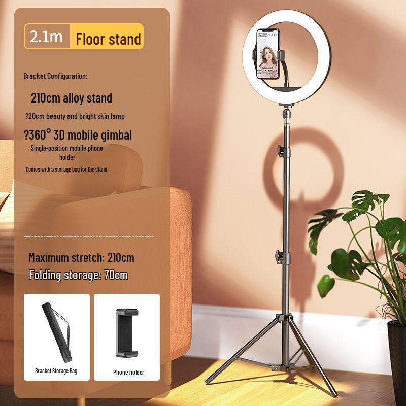 Multifunctional Selfie Stick & Tripod with Beauty Fill Light