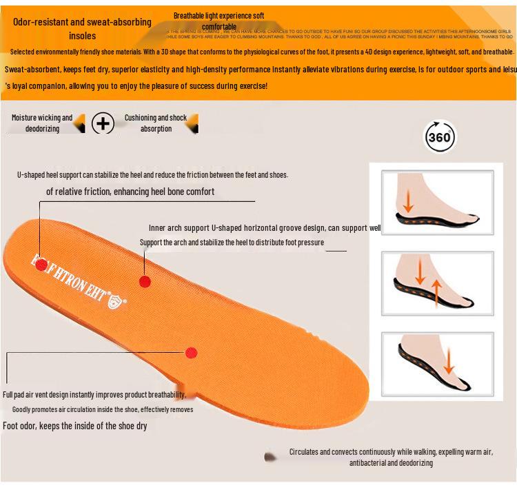 Lesifeisi Autumn/Winter Breathable Top Layer Cowhide Outdoor Hiking & Climbing Shoes for Men & Women