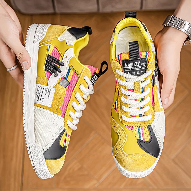 Fashion High Quality Men's Shoes Casual Sports Board Shoes for Men Running Lightweight Sneakers with Youthful Vitality Zapatos De Hombre