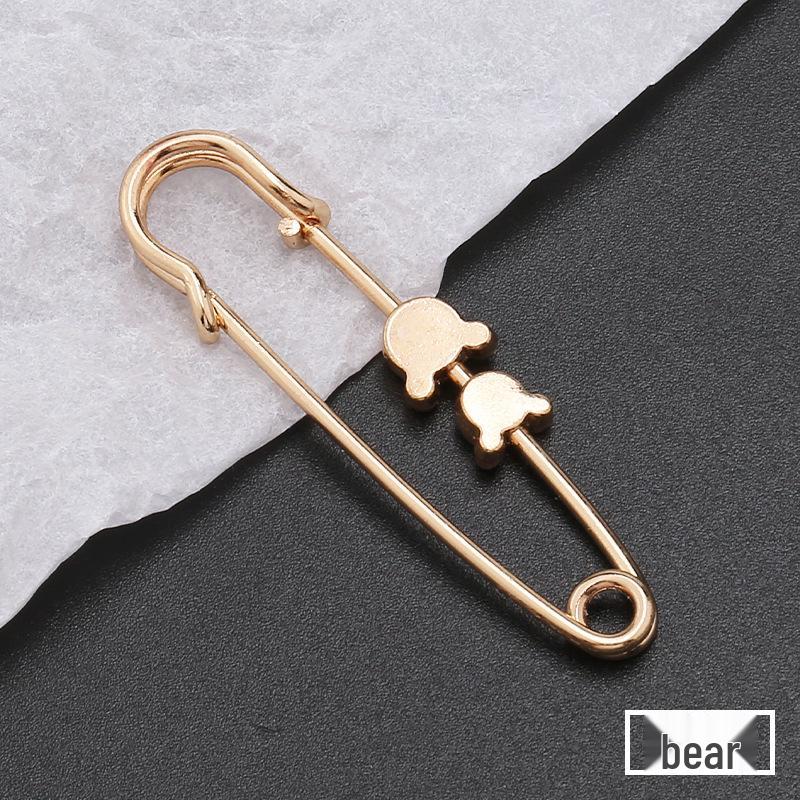 Rhinestone Waist Tightening Brooch for Women's Jeans and Necklines