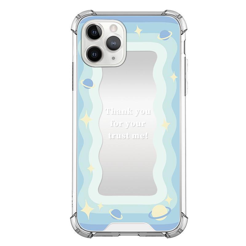 Zhitai Zrcadlové pouzdro pro iPhone 15 Pro, 13, 12 & Honor 90/70/50