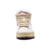 Li Ning Mileage Slip Resistant Abrasion Resistant Mid top Skateboard Shoes Women's White Red AGCT284-3