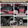 2026 Upgraded 2 PC (L+R) Premium PU Leather Car Seat Gap Filler Organizer With Cup Holder & Storage Slot/Bag– Fits Front Seat, Holds Phone,