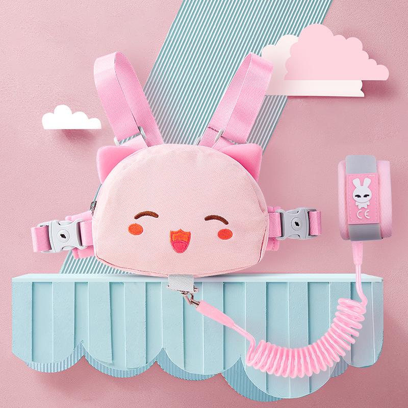 Children's Anti-Lost Backpack with Safety Harness and Walking Leash