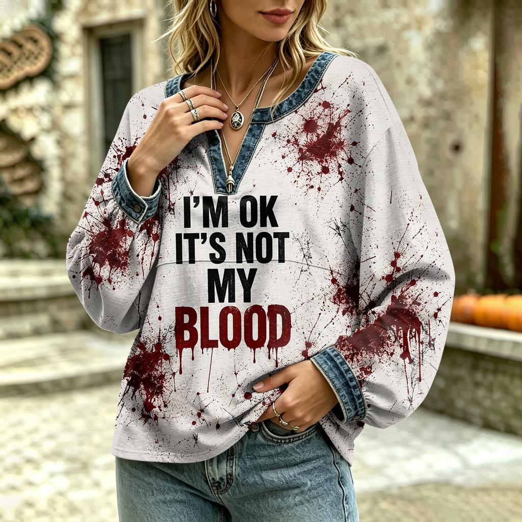 Top Casual da Donna a Maniche Lunghe per la Moda di Tutti i Giorni