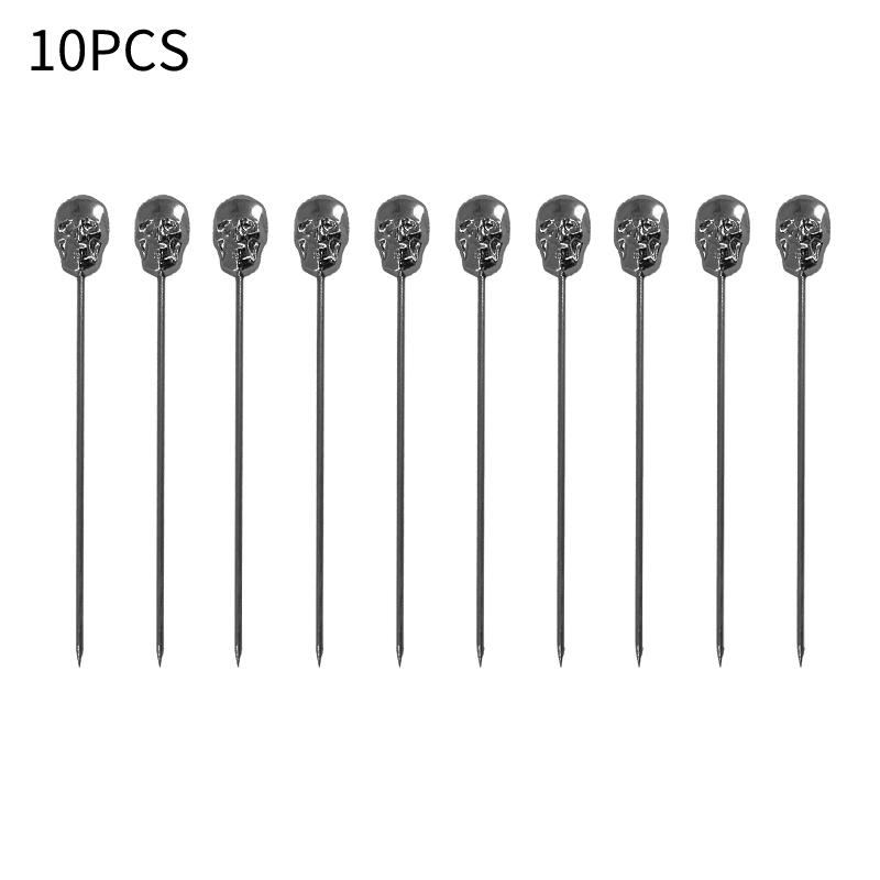 5-10Pcs Creative Stainless Steel Cocktail Picks Martini Picks Juice Decoration Picks Bar Bartending Tools Kitchen Accessories
