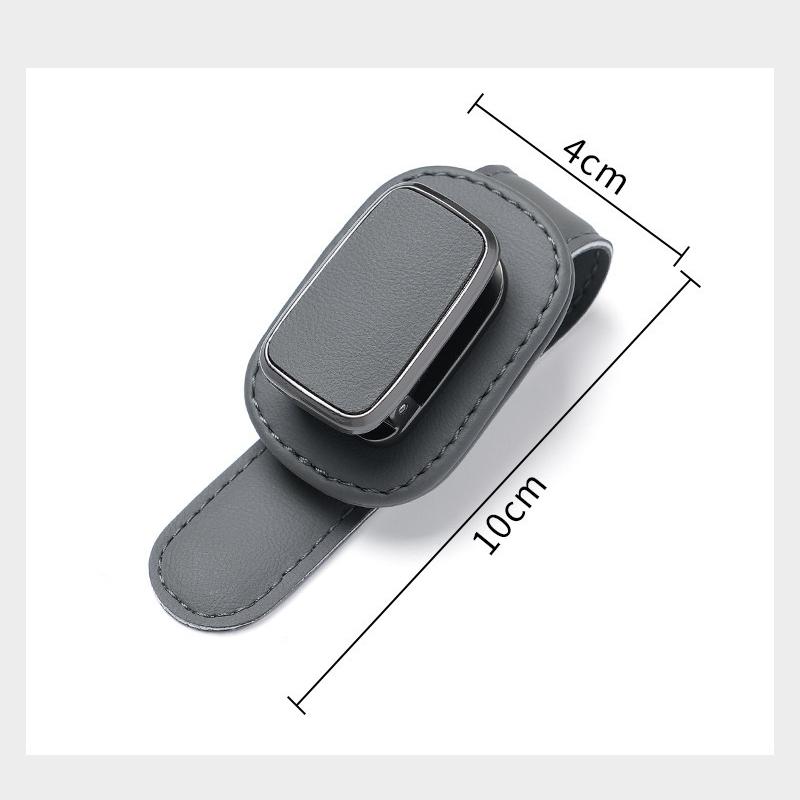 1Pcs Car Sun Visor Glass Storage Car Interior Supplies Auto Glasses Holder Car Ticket Sunglasses Holder