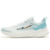 Comfortable Shock Absorbing Wear Resistant Breathable Low Top Running Shoes Men Sneaker White Blue 51124103042-002