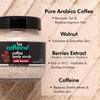 Exfoliante Corporal mCaffeine Bayas y Café para Eliminar el Bronceado | Exfoliante Corporal Cremoso para Piel Seca | Exfoliante Corporal para Mujeres y Hombres - 200g