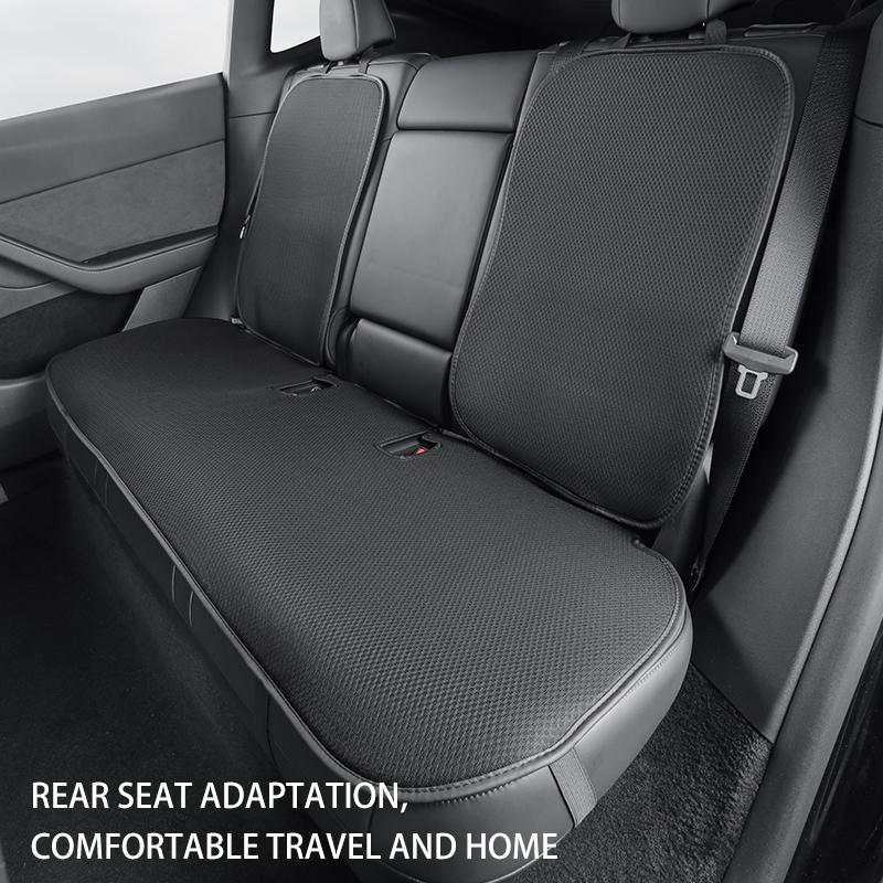 Car Seat Cover Cushion For Tesla Model 3/Model Y 2019-2025 Juniper Ice Silk Seat Cover Breathable Seat Car Interior Accessories