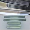 Steel Silver Outer Door Sill Scuff Plate Cover Trim For -2024 Mazda CX-50