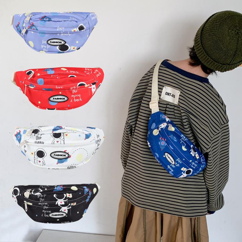 Printed Astronaut Child Crossbody Bag Outdoor Leisure Fashionable Bag Shoulder