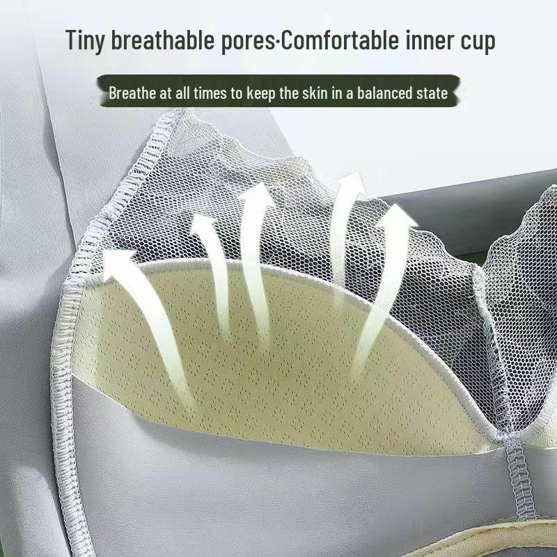 2024 Women's Seamless Lace Bralette with Side Support and Fixed Cups