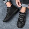 Men Casual Leather Boots High Quality Cowhide Genuine Leather Shoes Waterproof Soft Hand-stitching Winter Boots Men Boots
