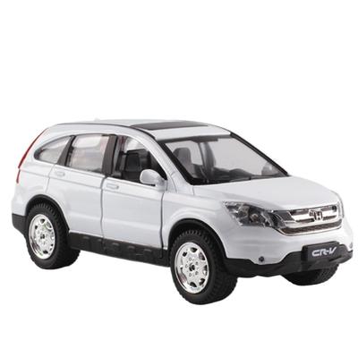 1/32 HONDA CRV SUV Model Samochodu Stopowego Odlewany Metalowy Pojazd Zabawkowy Model Samochodu Symulacja Dźwięku i Światła Kolekcja Zabawka dla Dzieci Prezent