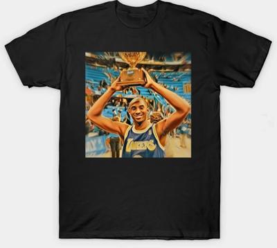 Kobe Bryant Lakers MPV Short Sleeve  Mens Unisex S-3XL Black Fan Art Unisex T-Shirt