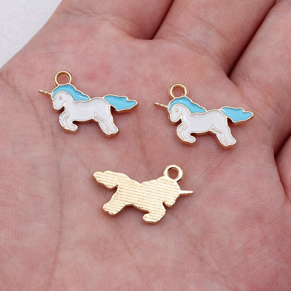 Charms Flamingo Mermaid Enamel Pendants Wedding Jewelry Findings QC054