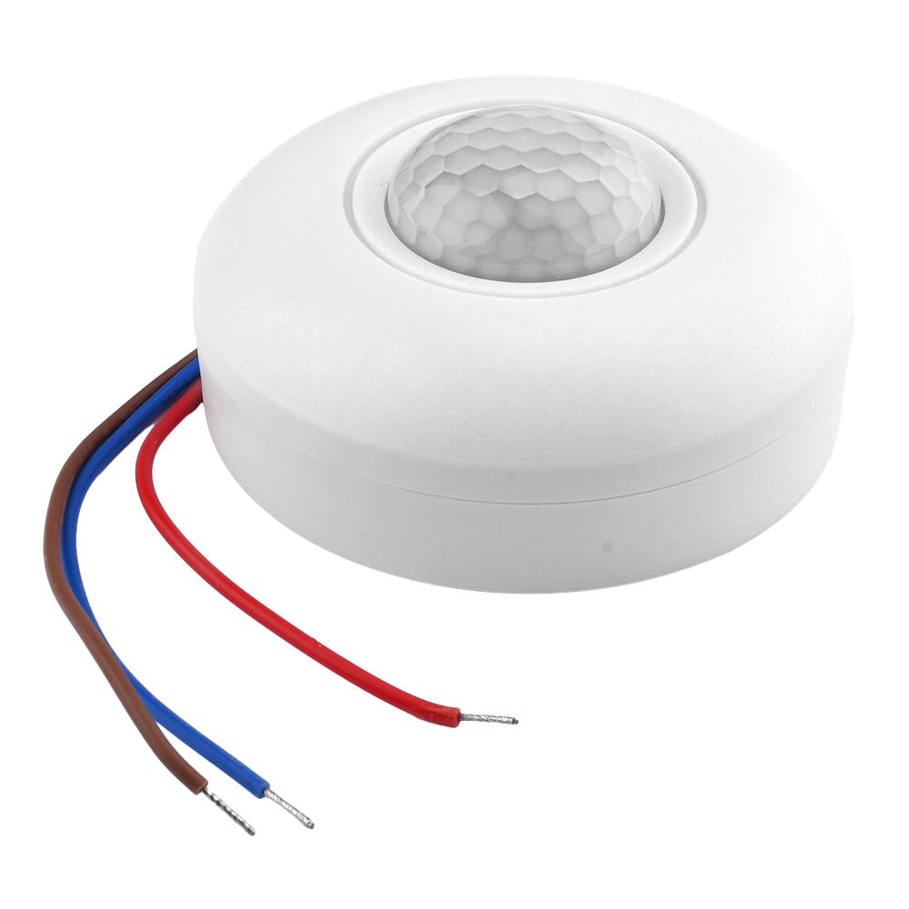 AC85-265V PIR Intelligent Human Infrared Sensor Switch Ceiling Sensor Switch for Ceiling 360℃ Motion Sensor Light Switch