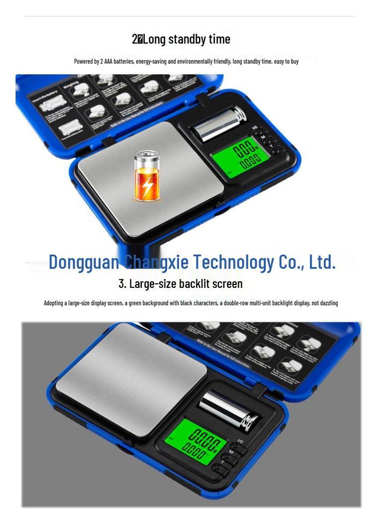 Compact High-Precision Digital Gram Scale for Jewelry, Tea, and Gold