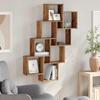 VidaXL Étagère murale en forme de cube vieux bois 90x15x119,5 cm, stockage en forme de cube, organisateur en forme de cube, 856596
