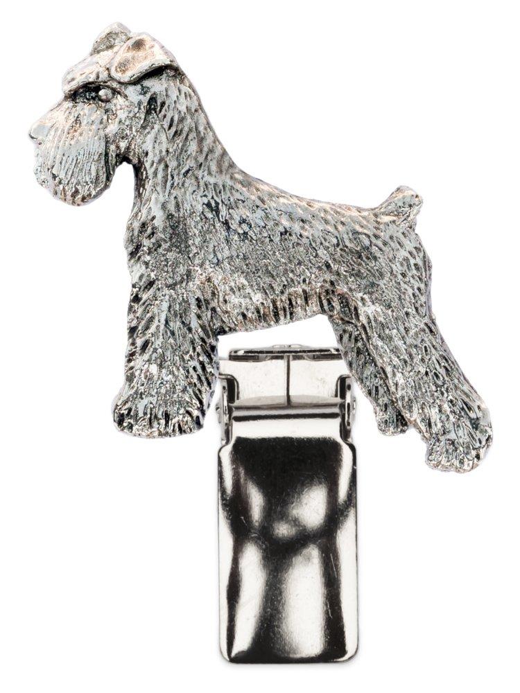 

Миниатюрный шнауцер Сделано в Англии Искусство Клипсы для ринга выставки собак Коллекция