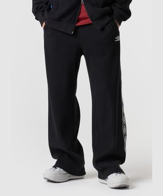 UMBRO Waffle Wide Jogger 2-Way Track Pants Black Ur123Cfp11