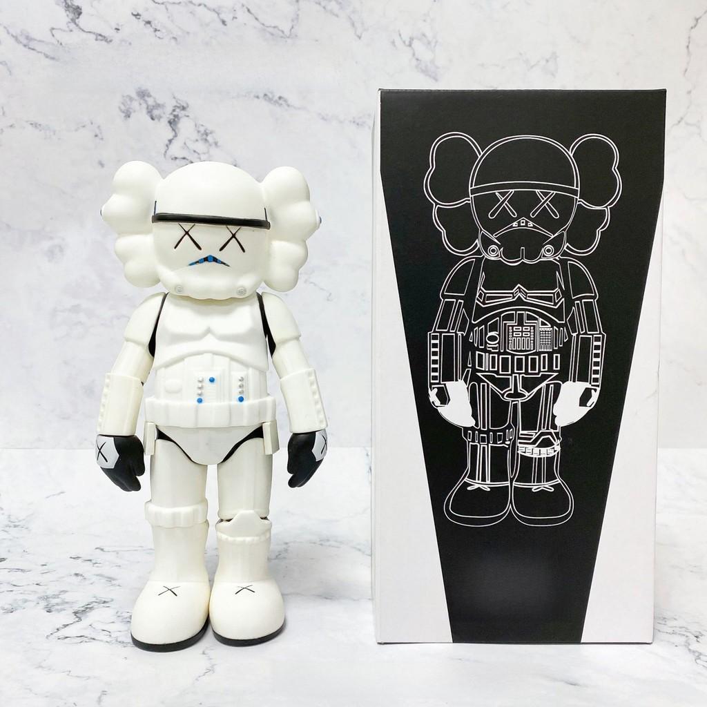 

Kaws Star Wars Action Figure With Soft Vinyl Material For Collectors And Display Decor белый
