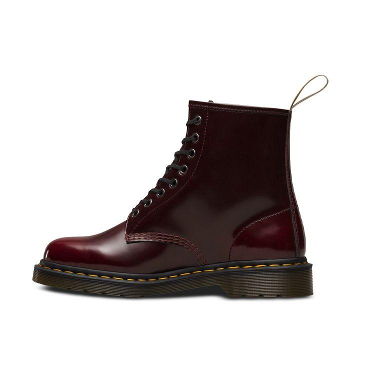 

Доктор. Martens Vegan 1460 Cambridge Brush - Женские кроссовки вишнево-красного цвета 24226600