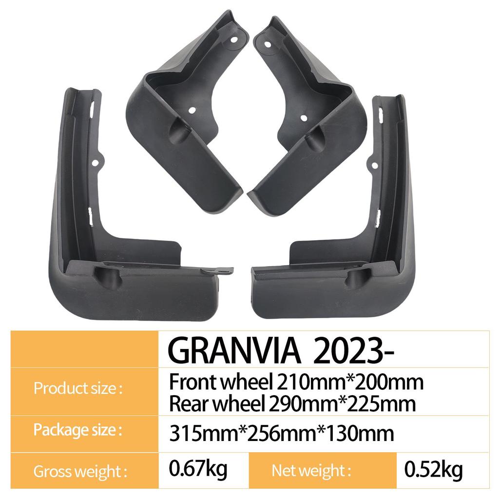 Toyota GRANVIA 2023 Auto Tire Mudguard