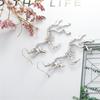 1 Pair Earrings Vintage Dance Ear Hooks Anniversary Holiday Jewelry Female Teens Birthday Personalized Gift Costume Accessories