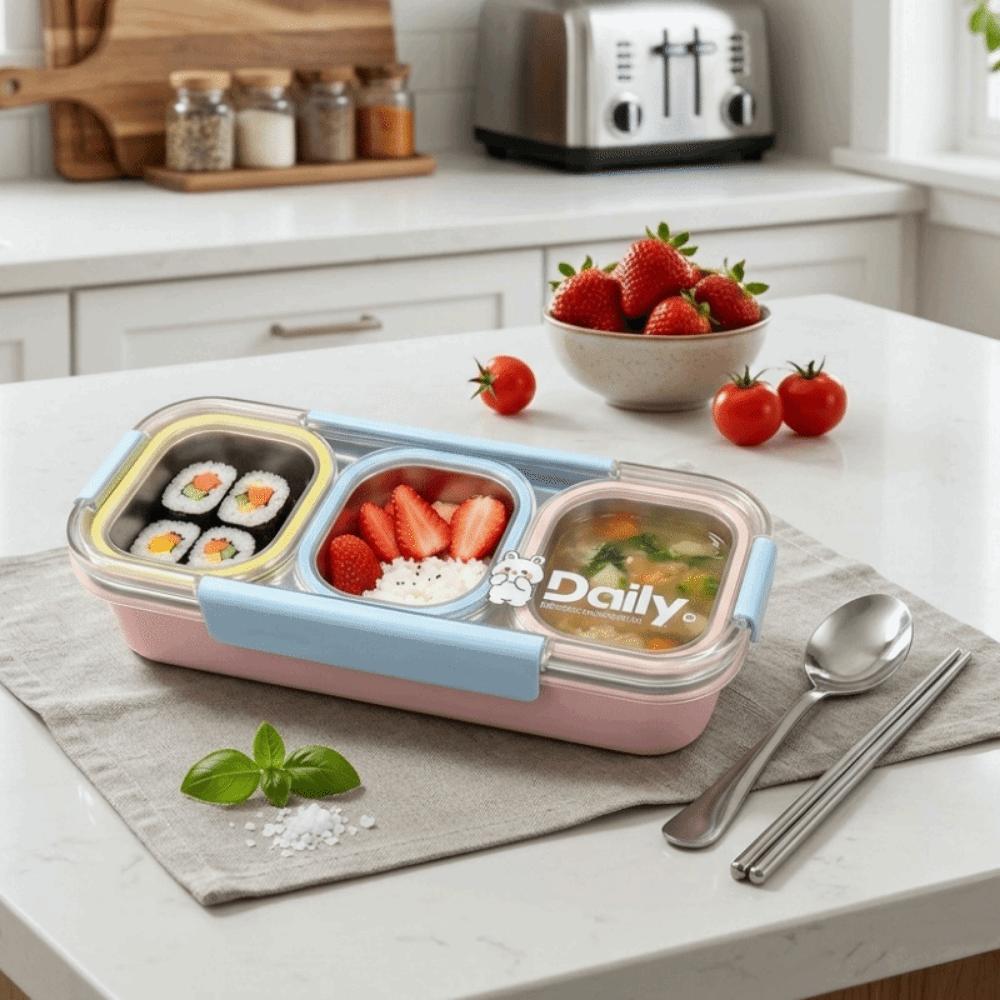 BPA Free Insulation Lunch Box Microwaveable Thermal Insulation Lunch Box  School Students