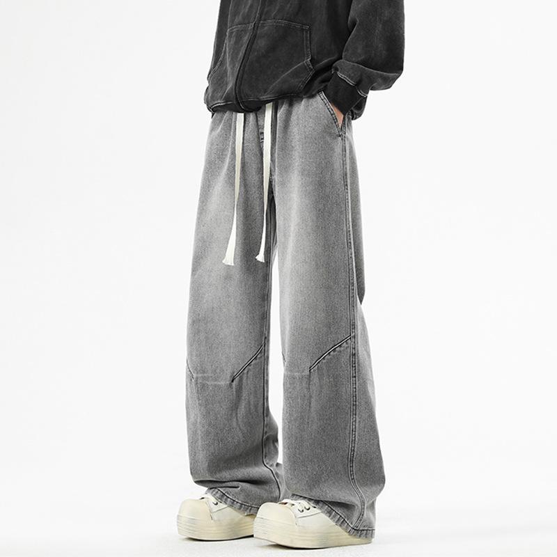 

Мужские осенне-зимние брюки American Niche Design Feel Loose Straight Wide Leg Casual and Versatile в пол S