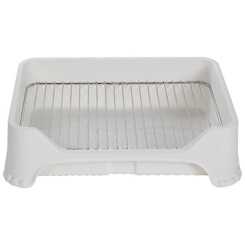 Splash-Proof High-Sided Dog Toilet for Teddy and Poodle - Easy To Clean Pet Loo