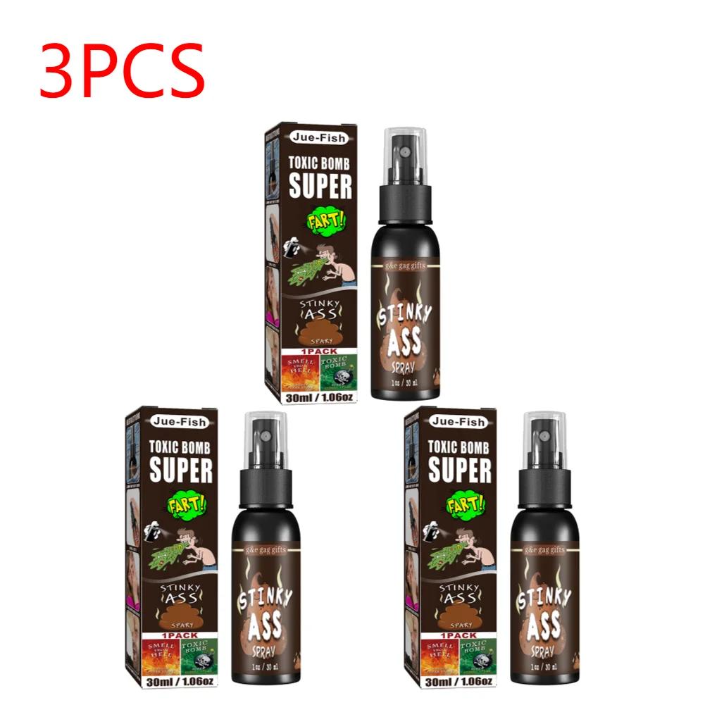 30ml Fart Gag Spray Prank Joke Plastic Liquid Fart Gag for Adults Kids Terrible Stinky Fart Spray Non Toxic Halloween Funny Toys