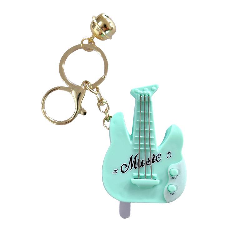 Mini Handheld Guitar Game Keychain Claw Machine Pendant for Kids