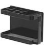 Yamazaki Magnetic Toothbrush Toothbrush Holder for x D5 x Stand, Bathroom, Tower, Black, Approx. W13.5 H8.5cm (Tower 3808)